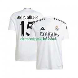 Real Madrid ARDA GuLER 15 Dres Domaći 2024-2025 Kratkih Rukava ,Muški