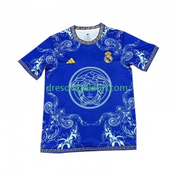 Real Madrid Versace Edition Plava Dres Domaći 2024-2025 Kratkih Rukava ,Muški