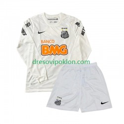Santos 2012 Retro Dres Domaći 2011 Dugim Rukavima ,Dječji Komplet