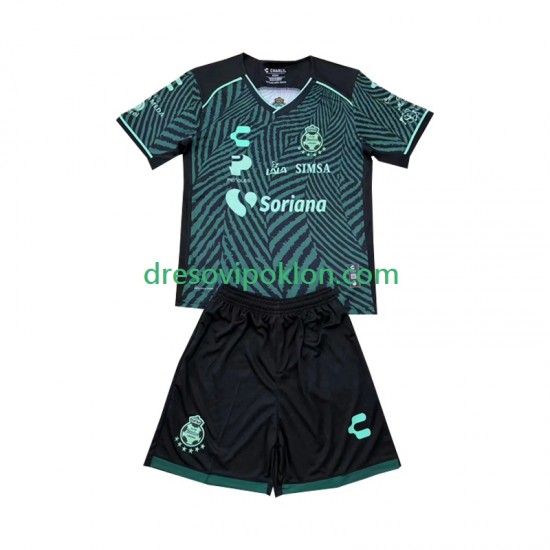 Santos Laguna Dres Gostujući 2024-2025 Kratkih Rukava ,Dječji Komplet