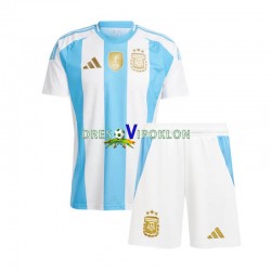 Argentina Dres Domaći Copa America 2024 Kratkih Rukava ,Dječji Komplet
