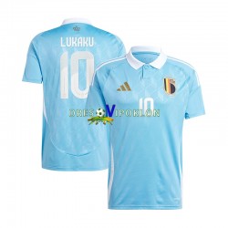 Belgija Romelu Lukaku 10 Dres Gostujući Euro 2024 Kratkih Rukava ,Muški