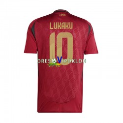Belgija Romelu Lukaku 10 Dres Domaći Euro 2024 Kratkih Rukava ,Muški