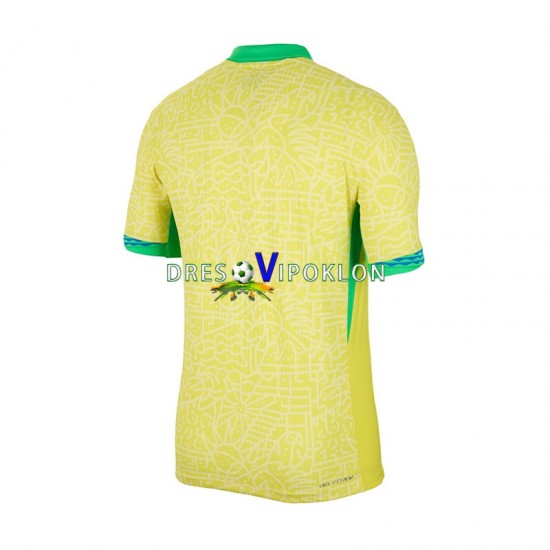 Brazil Dres Domaći Copa America 2024 Kratkih Rukava ,Muški