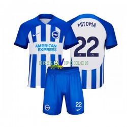 Brighton Hove Albion Mitoma 22 Dres Domaći 2023-2024 Kratkih Rukava ,Dječji Komplet