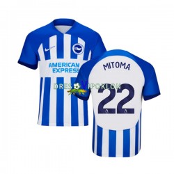 Brighton Hove Albion Mitoma 22 Dres Domaći 2023-2024 Kratkih Rukava ,Muški