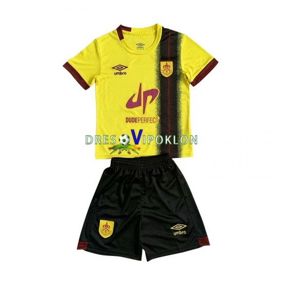 Burnley Dres Gostujući 2023-2024 Kratkih Rukava ,Dječji Komplet