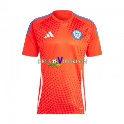 Čile Dres Domaći Copa America 2024 Kratkih Rukava ,Muški