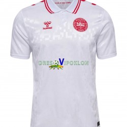 Danska Dres Gostujući Euro 2024 Kratkih Rukava ,Muški