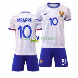 Francuska Mbappé 10 Dres Gostujući Euro 2024 Kratkih Rukava ,Dječji Komplet