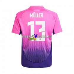 Njemačka Thomas Muller 13 Dres Gostujući Euro 2024 Kratkih Rukava ,Muški