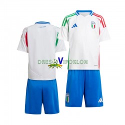Italija Dres Gostujući Euro 2024 Kratkih Rukava ,Dječji Komplet