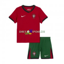 Portugal Dres Domaći Euro 2024 Kratkih Rukava ,Dječji Komplet