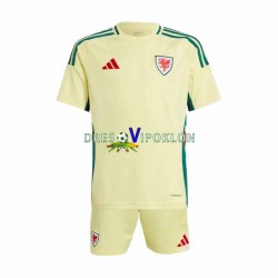 Wales Dres Gostujući 2024 Kratkih Rukava ,Dječji Komplet