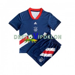 AFC Ajax Icon Retro Dres Domaći 2022-2023 Kratkih Rukava ,Dječji Komplet