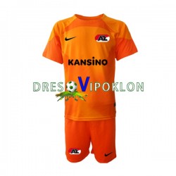 AZ Alkmaar Golmanski Dres Treći 2022-2023 Kratkih Rukava ,Dječji Komplet
