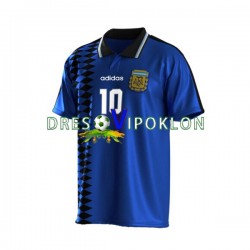 Argentina Maradona 10 Retro Dres Gostujući 1994 Kratkih Rukava ,Muški