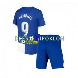 Atlético Madrid Memphis 9 120 Anniversary Dres Domaći 2022-2023 Kratkih Rukava ,Dječji Komplet