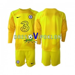 Chelsea Golmanski Dres Gostujući 2022-2023 Dugim Rukavima ,Dječji Komplet