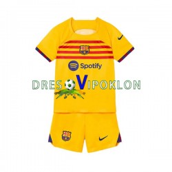 FC Barcelona Dres Četvrti 2022-2023 Kratkih Rukava ,Dječji Komplet