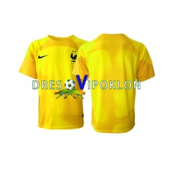 Francuska Golmanski Dres Treći World Cup 2022 Kratkih Rukava ,Muški