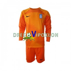 Grčka Golmanski Dres Treći 2022-2023 Dugim Rukavima ,Dječji Komplet