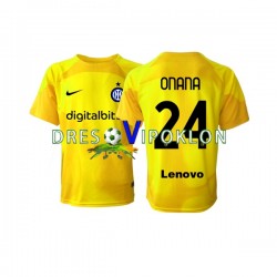 Inter Milan Golmanski Andre Onana 24 Dres Gostujući 2022-2023 Kratkih Rukava ,Muški