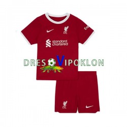 Liverpool Dres Domaći 2023-2024 Kratkih Rukava ,Dječji Komplet