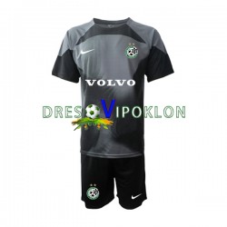 Maccabi Haifa Golmanski Dres Domaći 2022-2023 Kratkih Rukava ,Dječji Komplet