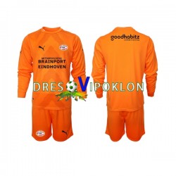 PSV Eindhoven Golmanski Dres Gostujući 2022-2023 Dugim Rukavima ,Dječji Komplet
