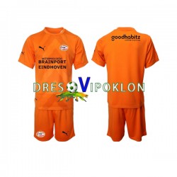 PSV Eindhoven Golmanski Dres Gostujući 2022-2023 Kratkih Rukava ,Dječji Komplet