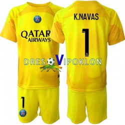 Paris Saint-Germain Golmanski K.NAVAS 1 Dres Treći 2022-2023 Kratkih Rukava ,Dječji Komplet