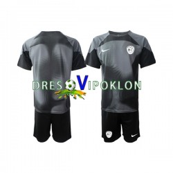 Slovenija Golmanski Dres Domaći 2022 Kratkih Rukava ,Dječji Komplet