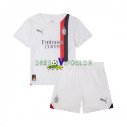 AC Milan Dres Gostujući 2023-2024 Kratkih Rukava ,Dječji Komplet
