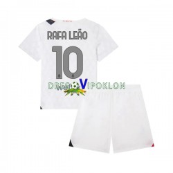 AC Milan Rafael Leao 10 Dres Gostujući 2023-2024 Kratkih Rukava ,Dječji Komplet