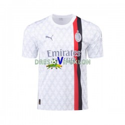 AC Milan Rafael Leao 10 Dres Gostujući 2023-2024 Kratkih Rukava ,Dječji Komplet