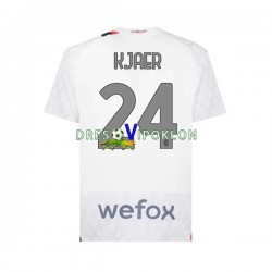 AC Milan Simon Kjaer 24 Dres Gostujući 2023-2024 Kratkih Rukava ,Muški