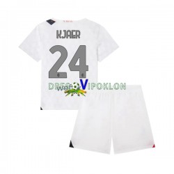 AC Milan Simon Kjaer 24 Dres Gostujući 2023-2024 Kratkih Rukava ,Dječji Komplet