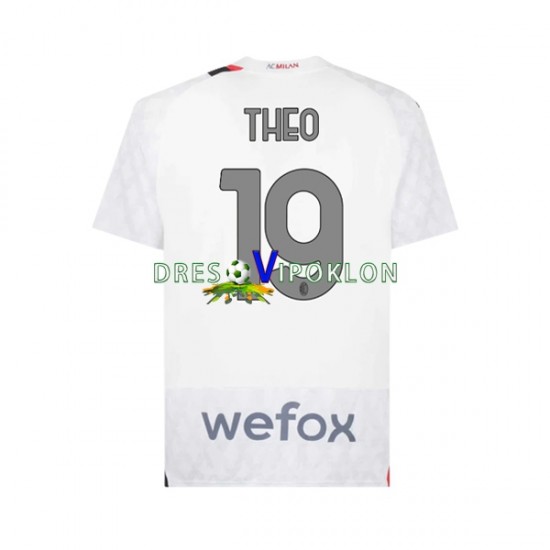 AC Milan Theo 19 Dres Gostujući 2023-2024 Kratkih Rukava ,Muški