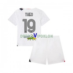 AC Milan Theo 19 Dres Gostujući 2023-2024 Kratkih Rukava ,Dječji Komplet