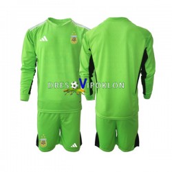 Argentina Golmanski Dres Domaći 2023-2024 Kratkih Rukava ,Dječji Komplet