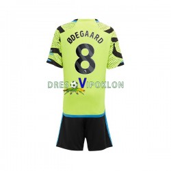 Arsenal Odegaard 8 Dres Gostujući 2023-2024 Kratkih Rukava ,Dječji Komplet