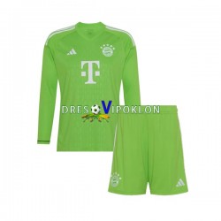 FC Bayern München Golmanski Dres Gostujući 2023-2024 Dugim Rukavima ,Dječji Komplet