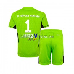 FC Bayern München Golmanski Manuel Neuer 1 Dres Gostujući 2023-2024 Kratkih Rukava ,Dječji Komplet