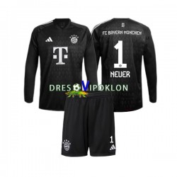 FC Bayern München Golmanski Manuel Neuer 1 Dres Domaći 2023-2024 Dugim Rukavima ,Dječji Komplet