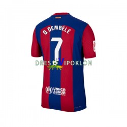 FC Barcelona Ousmane Dembele 7 Dres Domaći 2023-2024 Kratkih Rukava ,Muški