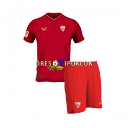 Sevilla FC Dres Gostujući 2023-2024 Kratkih Rukava ,Dječji Komplet