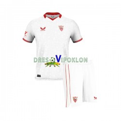 Sevilla FC Dres Domaći 2023-2024 Kratkih Rukava ,Dječji Komplet