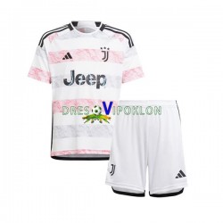 Juventus Dres Gostujući 2023-2024 Kratkih Rukava ,Dječji Komplet