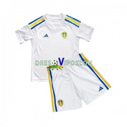 Leeds United Dres Domaći 2023-2024 Kratkih Rukava ,Dječji Komplet